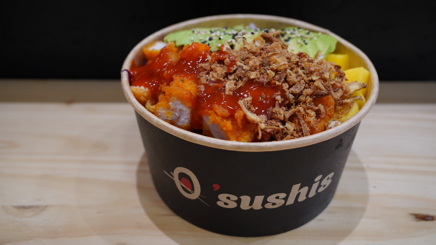 Poke poulet spicy Mango