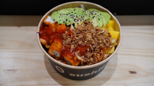 Poke poulet spicy Mango