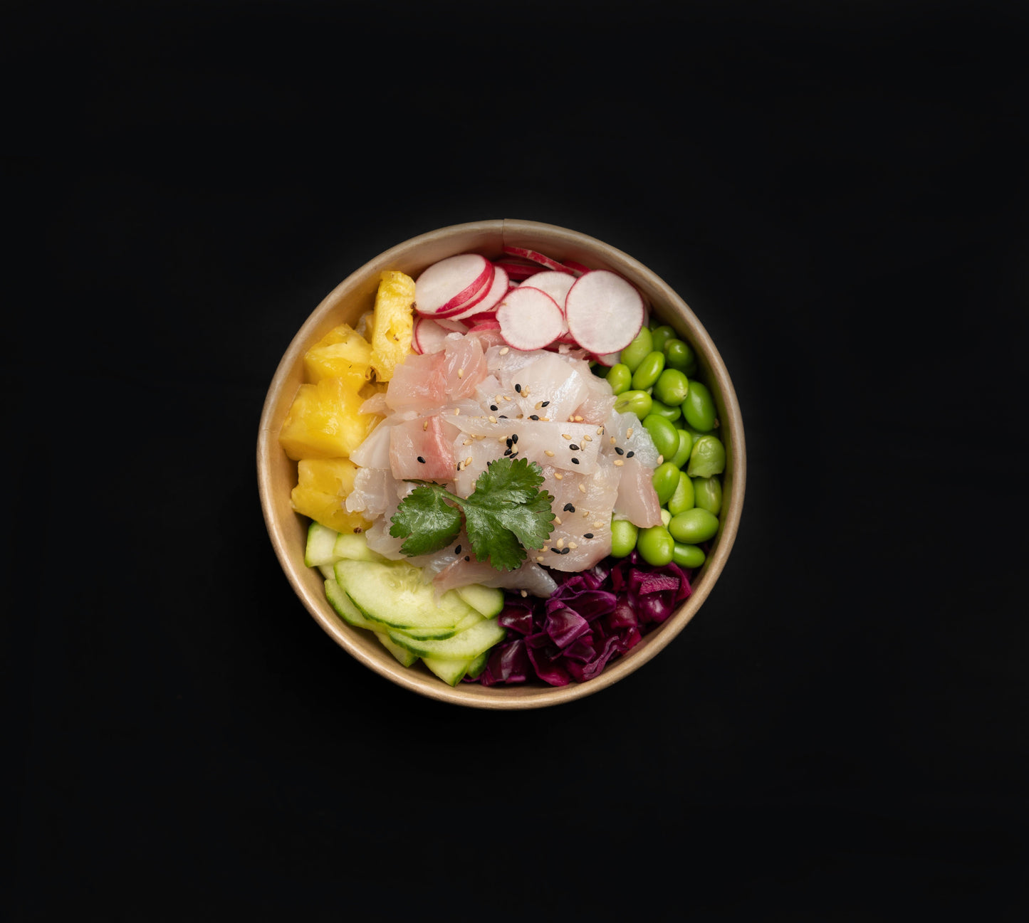 Poke bowl Daurade Ananas